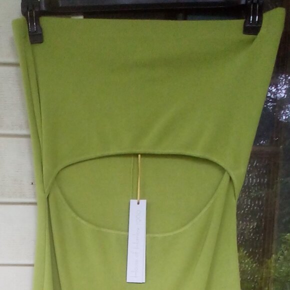 green summer wrap dress Linen & Cotton Blend Green Midi Wrap Dress - All Dresses